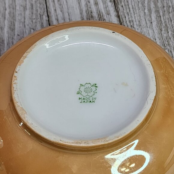 Vtg Noritake Porcelain Trinket Jewelry Dish Lidded Pottery Floral Design Japan - Picture 6 of 8